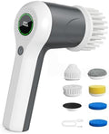 PUFTEM Electric Spin Scrubber, Cordless Shower Scrubber, Gray by PUFTEM