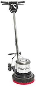 Powr-Flite Classic Metal Floor Machine 13” | 1 HP, 175 RPM Commercial Floor Buffer & Polisher | Heavy-Duty Chrome Body, Triple Planetary Gear, Non-Marking Bumpers | Model C131-7 by Powr-Flite