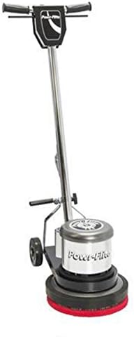 Powr-Flite Classic Metal Floor Machine 13” | 1 HP, 175 RPM Commercial Floor Buffer & Polisher | Heavy-Duty Chrome Body, Triple Planetary Gear, Non-Marking Bumpers | Model C131-7 by Powr-Flite