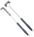 SUNRISE Fryer Brush with Long Handle (Stainless Steel with Plastic Handle, L and Single Brush) - Image 4