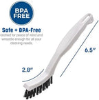 SPARTA Grout Brush with Stiff Nylon Bristles, 8 Inch, White - Image 2