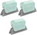 Runsgo Window Track Cleaner, Handheld Cleaning Brush Set, for Window Slides Grooves, Tile Grout Lines, Shutter Slats, Car Ac Vents & Narrow Gaps (Green 3pcs) by Runsgo
