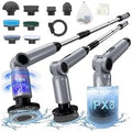 Electric Spin Scrubber, [IPX8 Waterproof ] [50KG Torque]- Gray by Homtronics