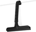 Silicone Shower Squeegee with Hook,Dual-Sided Design with Scraper & Scrub Surface, Shower Squeegee for Glass Doors (Dark) by Unknown