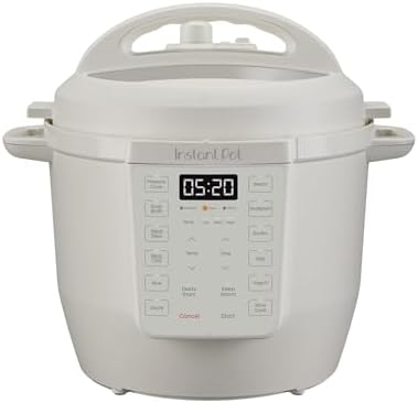 Instant Pot 6QT RIO 7-in-1 Multi-Cooker, Pressure Cooker, Slow cook, Sauté, Steam, Rice Maker, Yogurt, & Warmer, Sea Salt, 6 Quarts by InstantPot