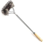SUNRISE Fryer Brush with Long Handle (Stainless Steel, Double Brush) by Unknown