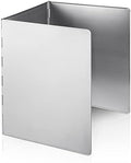 3 Sided Oil Splatter Guard, Upgrade Stainless Steel Anti Splatter Shield for Stove Top Cooktop, Yhuitek Foldable Grease Splatter Screen Oil Barrier, 11.7" x 14.7" (H) by Home
