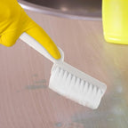 DECHOUS Grout Cleaner Brush and Floor Scrubber Brush with Handle for Shower Kitchen Bathroom Baseboard Cleaning Tool 2pcs Set - Image 4