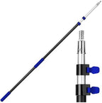 Bates- Telescopic Extension Pole, 12 Ft, Aluminum Alloy, Sturdy Multi-Purpose Extension Pole with Flip-Lock Design for Painting, Dusting and Cleaning by BatesChoice
