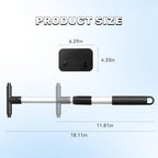 Car Windshield Cleaner Tool Kit with Extendable Handle, Vehicle Window Cleaner with 4 Microfiber Pads and 1 Empty Spray Bottle, Auto Windscreen Cleaning Tool, Universal Fit (Rectangular) - Image 3