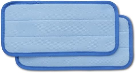 Unger Professional ProClean Indoor Window Cleaning Replacement Pads, 2 Pack, Hold Dust and Dirt, Works with Glass Cleaners and Solutions, Non-Drip Surface Pad by Unger