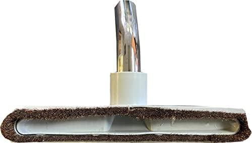 32mm (1 1/4") Horse Hair Metal Neck Floor Brush, 10" Wide Head (White) - Image 5