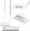 2-in-1 Microfiber Flat Mop, Hands Free Floor Mops for Cleaning by IKIMAKIST