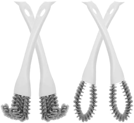 4pcs Stovetop Cleaning Brush U Shaped with Hooked Head for Precision by Abaodam