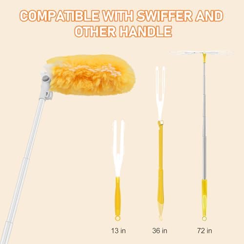 SetSail 6 ft Extendable Duster Handle Compatible with Swiffer Duster - Image 7