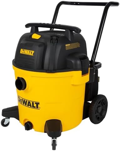 DEWALT DXV14P Shop Vacuum Wet/Dry 14 Gallon, 6 HP Wet/Dry Vac with 110 CFM Powerful Suction, Yellow by Unknown