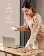 Fantasticlean Microfiber Cleaning Cloth Roll- 40 Sheets, 12" x 12" (Tan) - Image 4