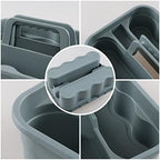 Begale 4-Pack Commercial Products Carry Caddy, Plastic Cleaning Basket - Image 3