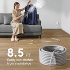 HiLIFE Steamer for Clothes, Portable Handheld Clothing Steamer, 240ml Big Capacity, 700W, Strong Power, Fabric Quick Wrinkle Remover with Brush for Home, Office(ONLY 120V)(Ink Black) - Image 5