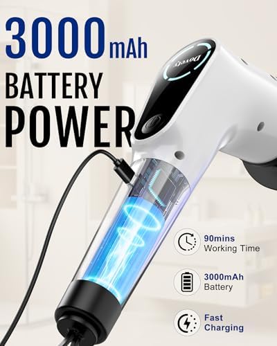 Dovety Electric Spin Scrubber, Extendable Handle, 8 Brush Heads-WH - Image 6