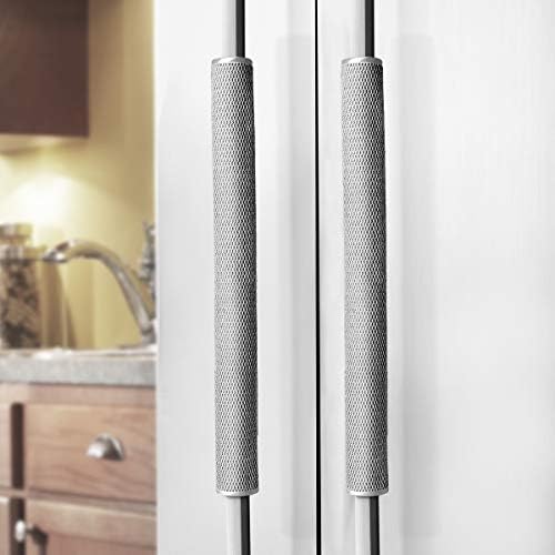 OUGAR8 Refrigerator Door Handle Covers Protective Electrical Kitchen Appliances Gloves Fridge Microwave Dishwasher Door Cloth Protector-Catches Drips,Fingerprints Dust Covers (12" L*4" W, Gray Plush) - Image 4