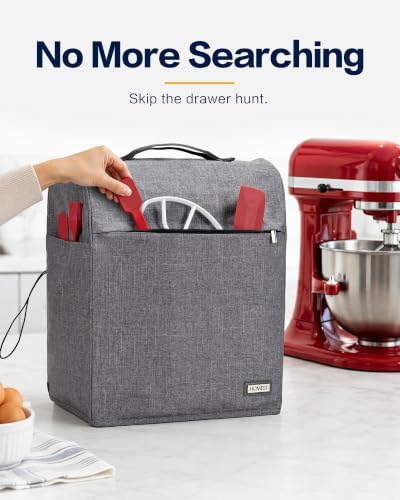 HOMEST Stand Mixer Dust Cover for KitchenAid 6/7/8 Quart Bowl Lift - Image 5