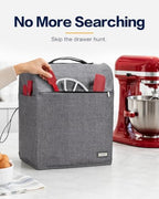 HOMEST Stand Mixer Dust Cover for KitchenAid 6/7/8 Quart Bowl Lift - Image 5