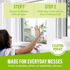 E-Cloth Window and Glass Cleaner Kit, Just Add Water - 1 Kit - Image 2