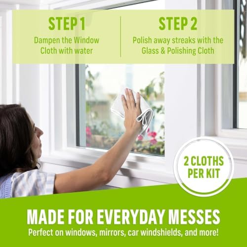 E-Cloth Window and Glass Cleaner Kit, Just Add Water - 1 Kit - Image 2