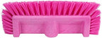 SPARTA 40422EC26 Floor Scrub Brush Head, Multi-Level, Dual Surface Plastic Block with Side Bristles, Crimped Polyester, Threaded Handle Hole, Ideal for Wide and Tight Spaces, BPA Free, 12 Inches, Pink - Image 2