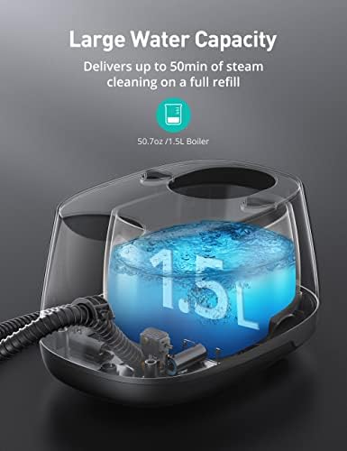 Steam Cleaner with 21 Accessories, 5 Minutes Fast Heating - Image 3