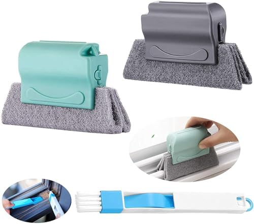 Window Groove Cleaning Brushes Tools,6 Pcs Household Deep Cleaning Tool,Magic Window Sill Cleaning Tool for Slide Door,Shutter,Air Conditioner,Bathroom/Shower,Blinds,Vents (6 PCS) - Image 2