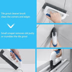 Lumkew Grout Cleaner Brush for Cleaning Floors Tile Scrub, Blue,1 Pcs - Image 6
