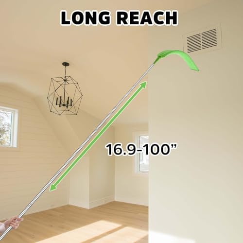 Retractable Gap Dust Cleaner, Bafezoze Gap Cleaning Brush with Long Extension Pole, Flat Duster Under Fridge Appliance Furniture Stove Oven Door Couch - Image 4