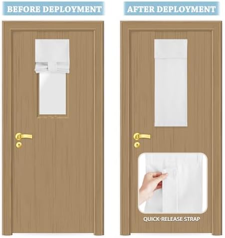 RYB HOME Classroom Door Window Cover, Privacy Sunlight Shades for Office - Image 5