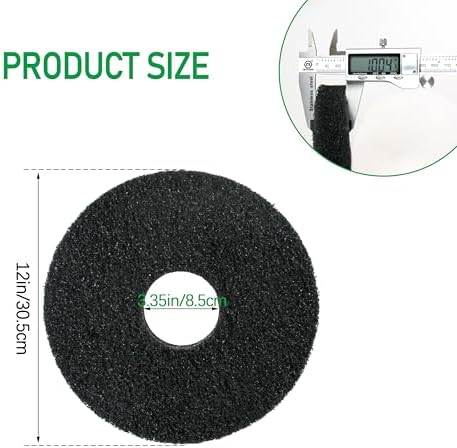437.071 12In Floor Scrubber Pads for Oreck ORB550MC Orbiter Floor Machine - Image 2