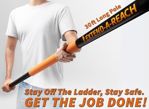 36 Foot High Reach Telescoping Duster Kit with 5-30 ft Extension Pole - Image 2