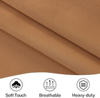 Vatge Terracotta Side Light Curtains for Door Windows - Burnt Orange Sidelight Curtains for Front Door, 1 Panel, W12 x L72, Terracotta - Image 5