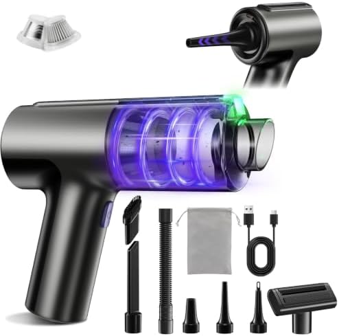 Handheld Car Vacuum Cleaner Portable Cordless Mini Small, 7500mAh by Unknown