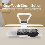 36" Large Steam Iron Press, 1600W Intelligent Digital Steam Press(White) - Image 4