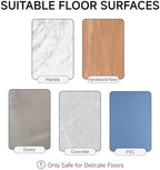 20” White Polishing Floor Pad, Non-Abrasive Commercial Pad for Scrubber & Buffer & Other Floor Machines, Extra Thick ≥2.3cm Soft Fiber Design, Light Polishing for Vinyl Marble Terrazzo(5-Pack) - Image 6