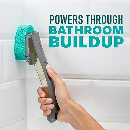Scotch-Brite Scrub Tub & Shower Wand 2 Pack, Bathroom Cleaning Wands with Silicone Blade and Refillable Handle for Soap Scum Removal on Tubs, Showers, Glass Doors, Tile and Bathroom Walls - Image 2