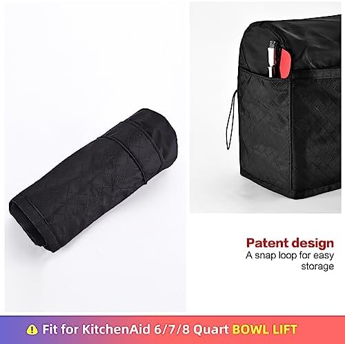 HOMEST Stand Mixer Dust Cover for KitchenAid 6/7/8 Quart Bowl Lift - Image 5