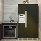CRE8TIVE Bronze Black Stainless Steel Contact Paper for Appliances 12"x354" Thick Brushed Metallic Wallpaper Stick and Peel Heat Resistant Self Adhesive Vinyl Kitchen Wallpaper for Fridge Dishwasher - Image 4