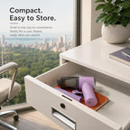Mini Handheld Vacuum Portable for Desk, Keyboard, Car & Crumbs, Lavender - Image 5