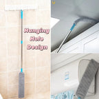 Flat Duster for Under Appliances Cleaning Tool with 4 Microfiber Dusting Cloths, Flat Duster with Extension Pole, Retractable Gap Dust Cleaning Artifact, Bendable Microfiber Duster Mop (2) - Image 5