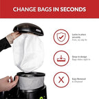 Atrix VACBP6-50 Replacement HEPA Filters Backpack Vacuum, 50-Pack, White - Image 5