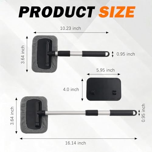 2026 New Car Windshield Cleaner Tool, Inside Windshield Cleaning Tool - Image 2