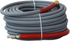 6000 PSI Pressure Washer Hose 3/8 in x 200 ft Grey 2-Wire by Raptor+Blast