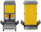 Dryser Commercial Janitorial Cleaning Cart on Wheels - Housekeeping Caddy with Key-Locking Cabinet - Image 2